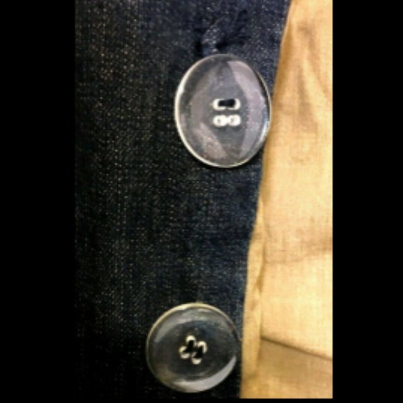 No Boundaries Jacket Moto Blue Jean Denim Jrs Sz Small 3 / 5 VG - Picture 8 of 8